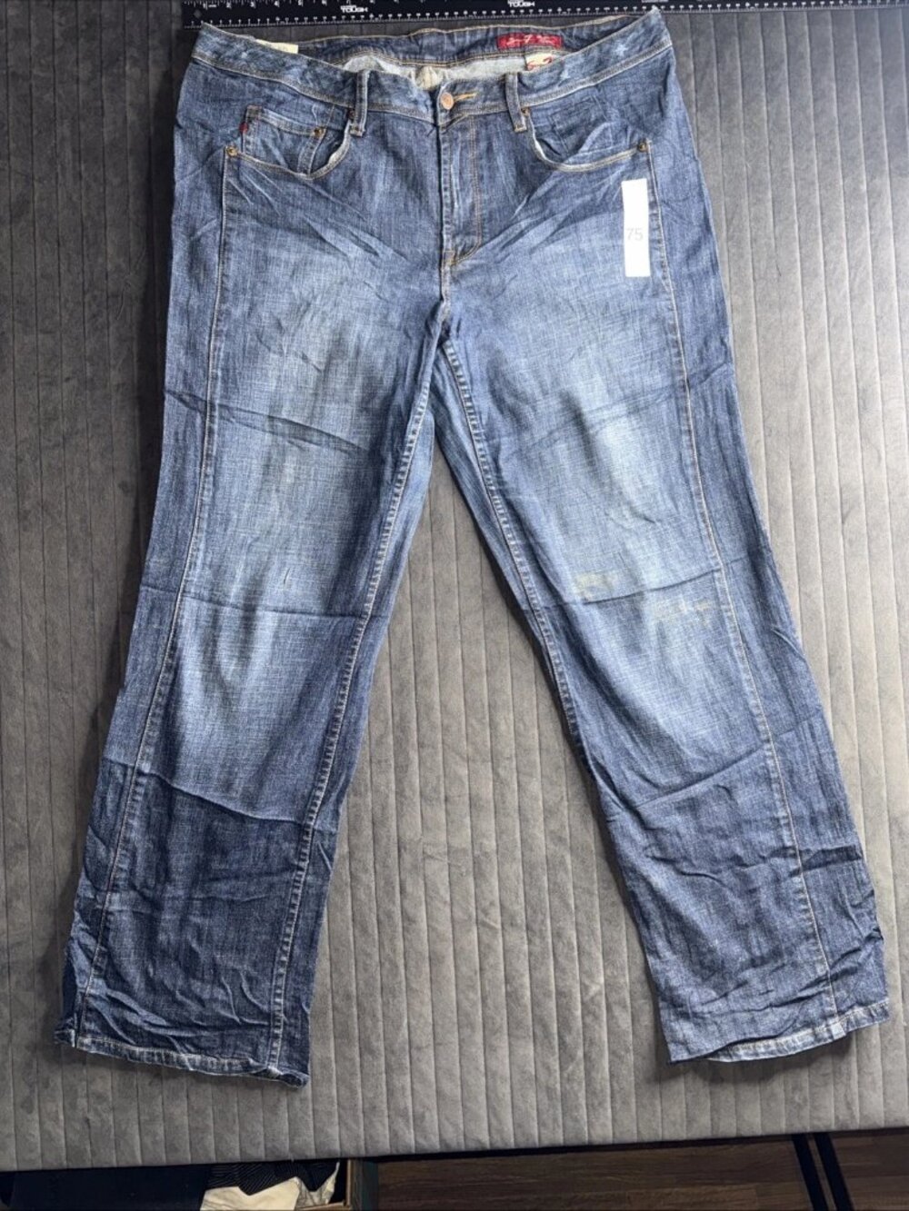 Seven for All Mankind Women Straight Leg Jeans, Size 18x32, Stretch Pants